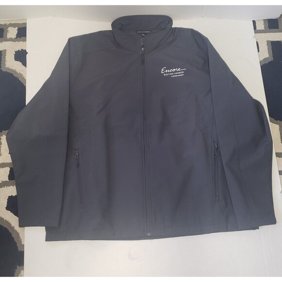 Encore Boston Harbor Jacket Mens 4XL Dark Gray Fleece Lined Zip Pockets Casino - Picture 12 of 13